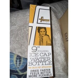 VTG  50's Finesse 9" Folding Ice‎ Pack/Hot H20 Bottle Movie Prop NOS Collectible